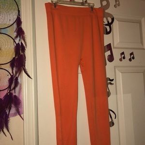 orange leggings